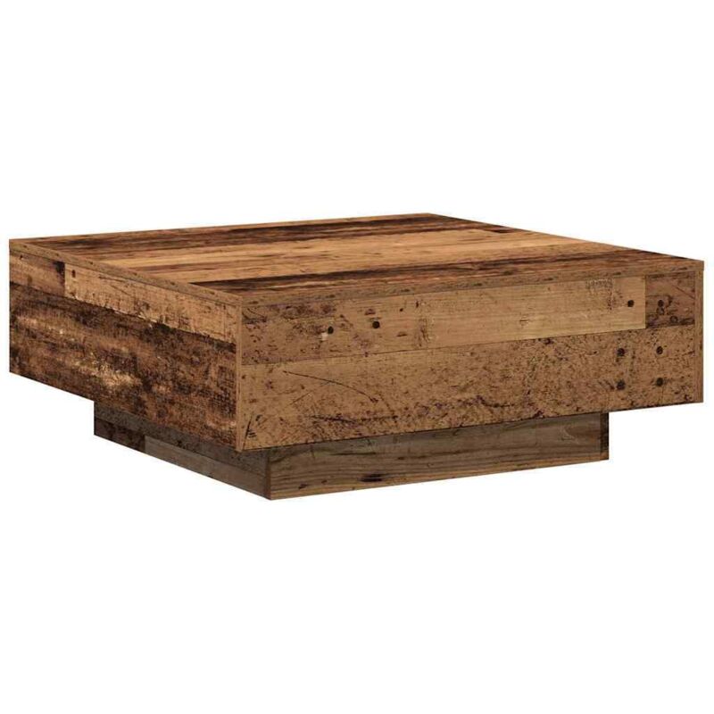 Vidaxl Couchtisch Aus Altem Holz 80x80x31 Cm, Aus Hochwertigem Holz