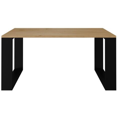 Couchtisch Wohnzimmer Couchtisch Modern Eiche Artisan Schwarz