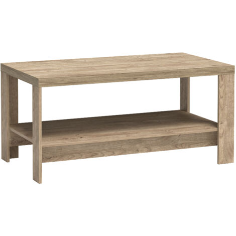 Couchtisch Wohnzimmertisch, 120cm in Eiche NUSCO-161