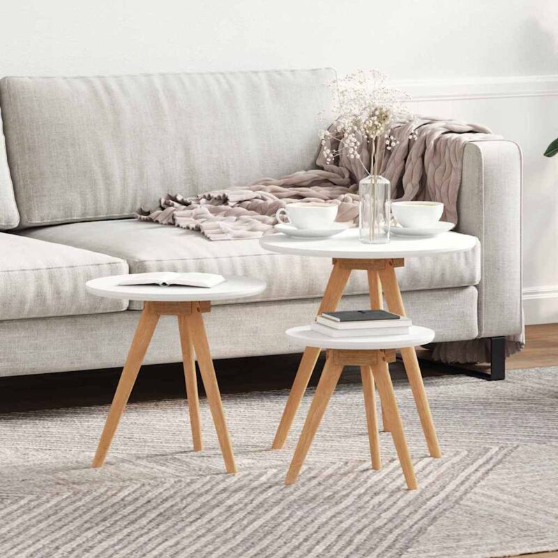 Couchtisch Braun 50 X 50 X 46 Cm Massivholz Walnuss Vidaxl