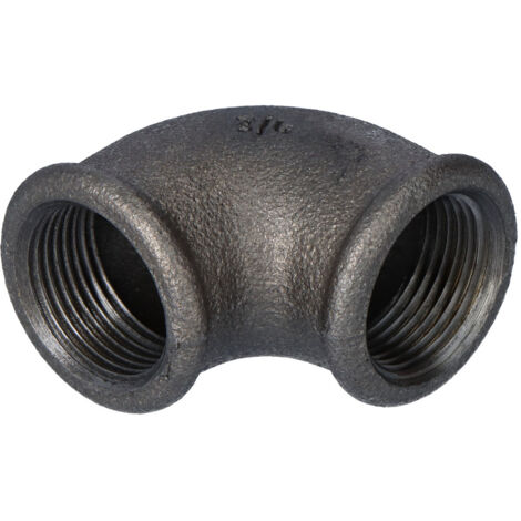 Coude 3/4", noir, A1, n° 6, n° 90
