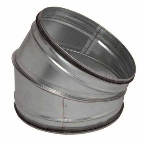 Coude 30° galva diamètre 200 mm - C 30° 200 + joint ALDES - 11098139 Coude 30° galva diamètre 200 mm