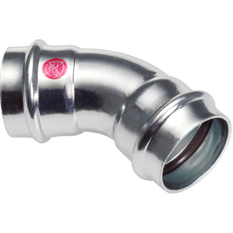 Coude 45° acier carbone à sertir Femelle Ø28