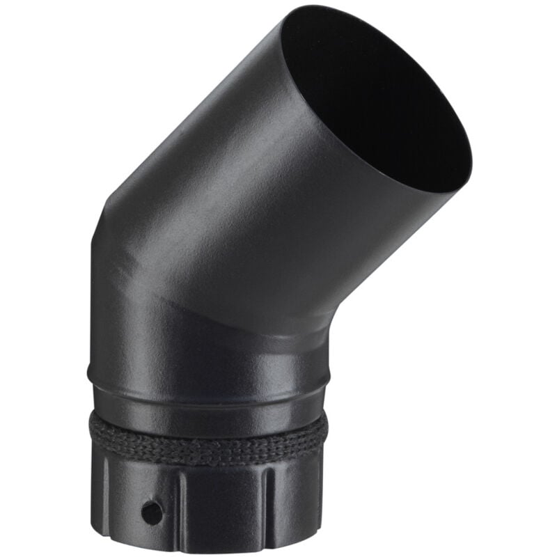 Coude 45° emaille noir dn80mm