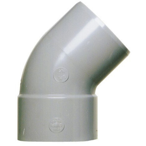 Coude 45° en pvc à coller femelle / mâle, diam. 40