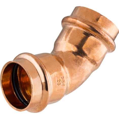 Coude 45° femelle à sertir pour tube cuivre  NOYON & THIEBAULT Ø28