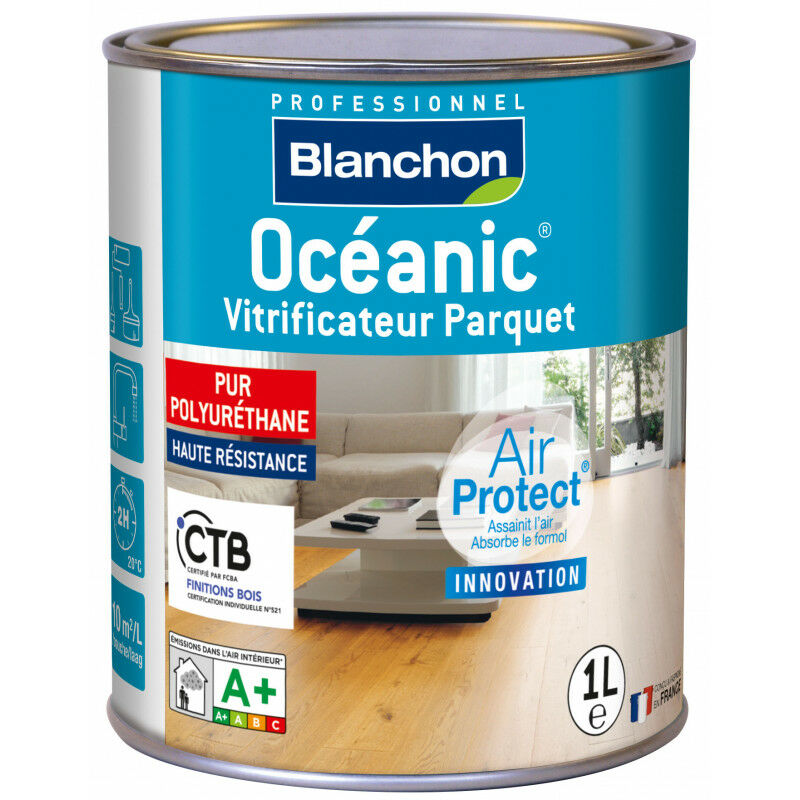 Vitrificateur parquet oceanic 1L Satiné