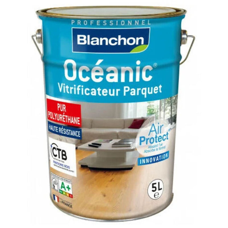 Vitrificateur parquet oceanic 5L Chêne Ciré