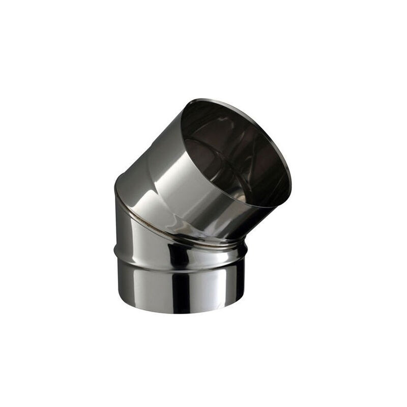 Coude inox soi à facettes soudées - Coude à 45° - diamètre 130