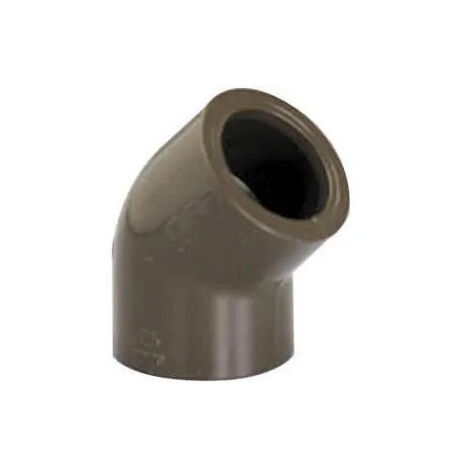 Coude 45° PVC HTA -chaleur- femelle/femelle D.40