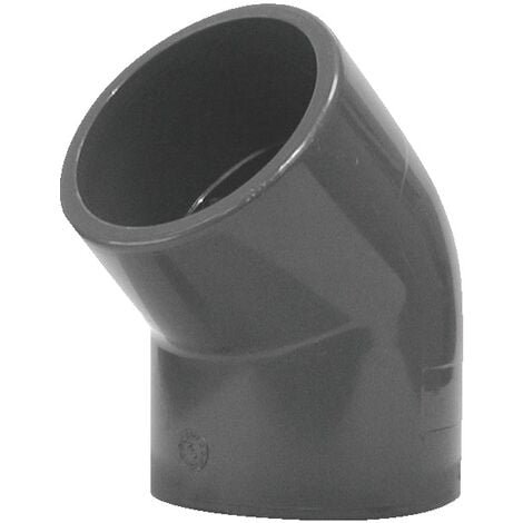 Coude 45° PVC pression petit rayon Femelle Femelle
