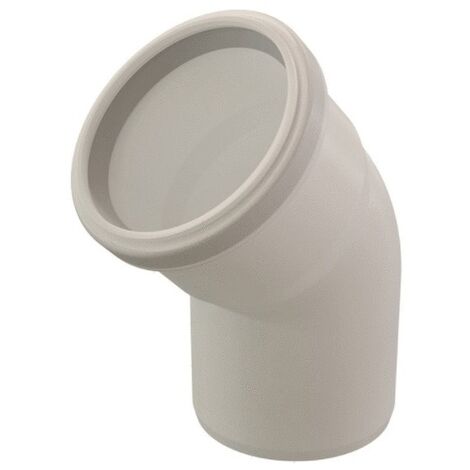 Coude 45 Ubbink 80 mm joint