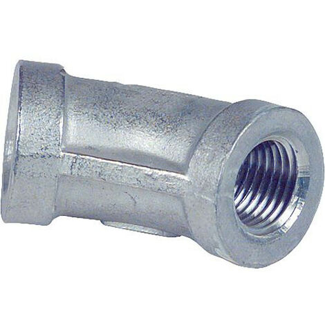 Coude 45° V4A 3" EF 120 filetfemelle/femelle