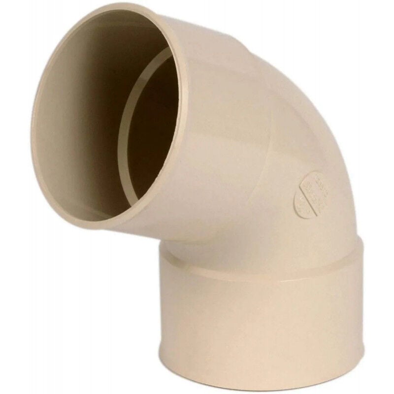 Nicoll - Coude 67 degré double femelle 100, sable