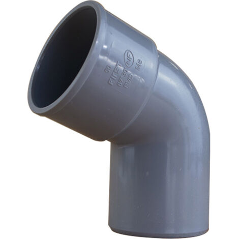 Coude 67°30 PVC First Plast évacuation Mâle Femelle Ø50