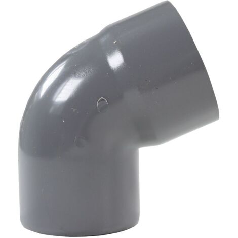 Coude 67°30 PVC First Plast évacuation Mâle Femelle Ø80