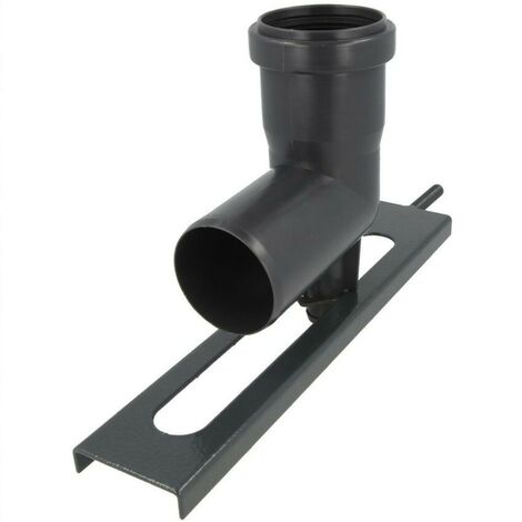 Coude 87° avec pied de support Ø 110 mm