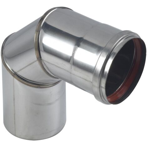 Coude 87° inox 316 condens 100 4/10 +joint