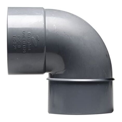 Coude 87º M-H - CREARPLAST Dimensions : 125x87 mm
