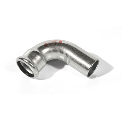 Coude 90° acier électrozingué à sertir SteelPres® MF - 15mm 20x27 - Raccorderie Metalliche