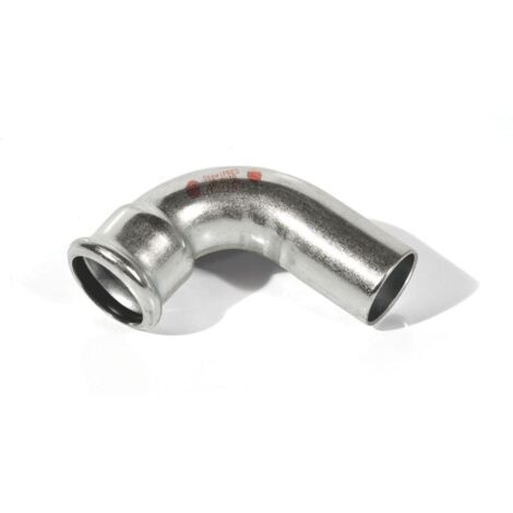Coude 90° acier électrozingué à sertir SteelPres® MF - 42mm 33x42 - Raccorderie Metalliche