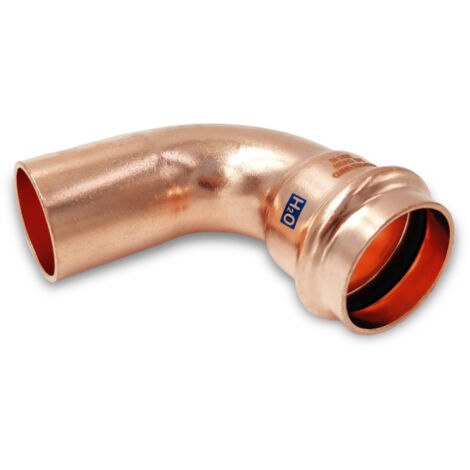 Coude 90° Cu Sert Mf 14
