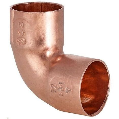Coude 90° cuivre à souder Femelle Ø15