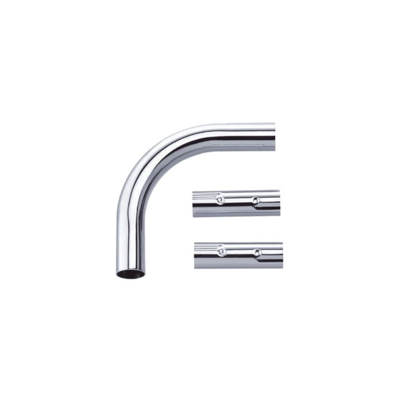 Coude 90° de support de rideau Inda