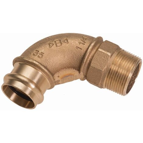 coude 90 degrés - a sertir - cuivre - mâle / femelle - diamètre 14 mm vers 1/2 - sachet de 2 - altech alt02p8001g1404