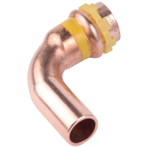 coude 90 degrés - sudopress gaz - mâle / femelle - diamètre 22 mm - comap 5001vg22