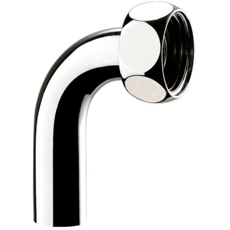 Coude 90° DELABIE 1/2" femelle - 2 pièces Ø12/14 Chrome L27 H45