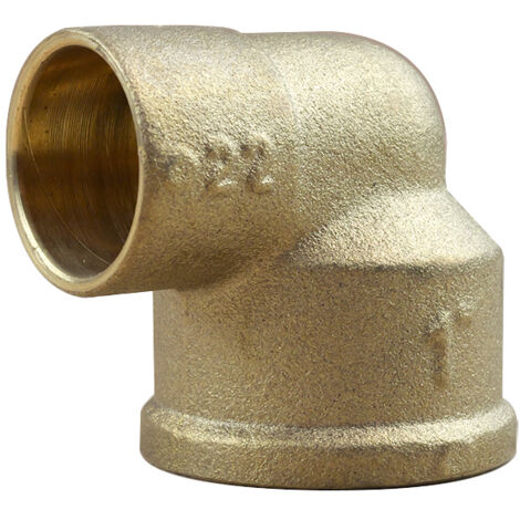 Coude 90° Femelle 90 GCU 1" (26/34) - Tube Cuivre Ø22 - Arcanaute