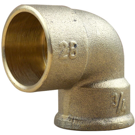 Coude 90° Femelle 90 GCU 3/4" (20/27) - Tube Cuivre Ø28 - Arcanaute