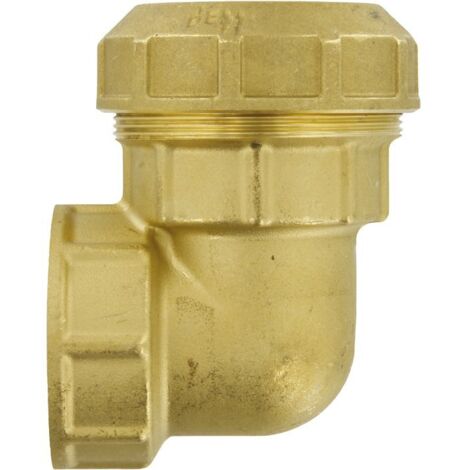 Coude 90° femelle - Filetage 26 x 34 mm - Diamètre 32 mm - COUDE LAIT SER.EXT - PE32 Ø