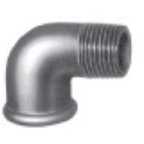 Coude 90° fonte galva MF - Diamètre : 1/2''