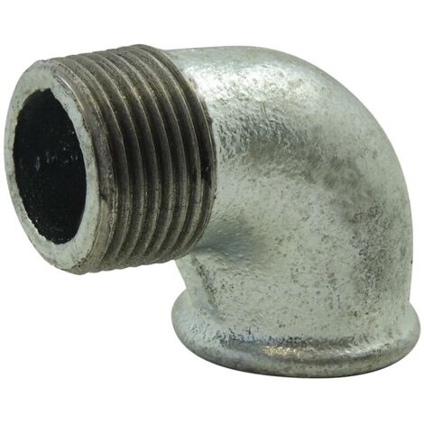 Coude 90° fonte galva MF - Diamètre : 3/4''