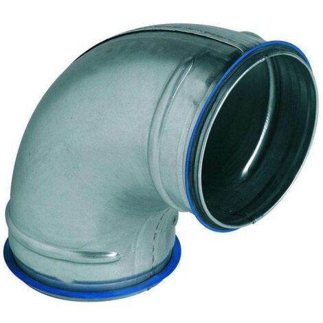 Coude 90° galva diamètre 160 mm - C 90° ⌀160 + joints - 11098143 ALDES - 11098143