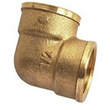 Coude 90° laiton à visser femelle 90 - 3/8" - DUMONT