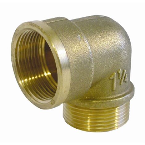 Coude 90° laiton à visser MF - Diamètre : 1 1/2'' - 40-49 - DN40
