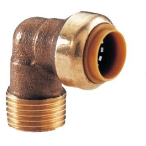 Coude 90° Mâle COMAP Tectite Classic T092G1412 D14 pour Cuivre et PER