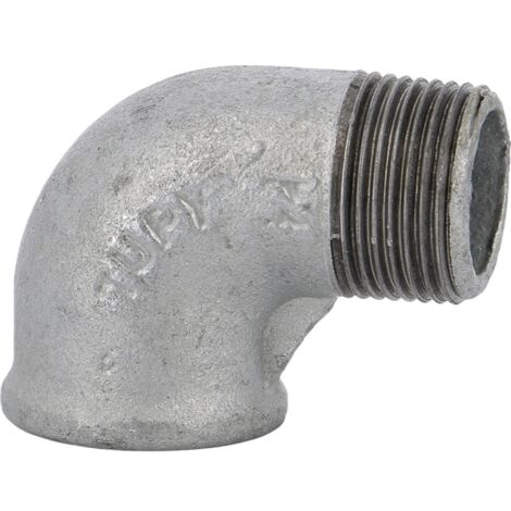 Coude 90° mâle femelle 92 galva - 3'' - SFERACO
