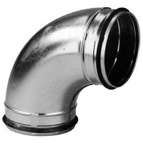 Coude 90° mâle/mâle acier galvanisé à joints, classe C, D 315 mm S&P (UNELVENT) 867770