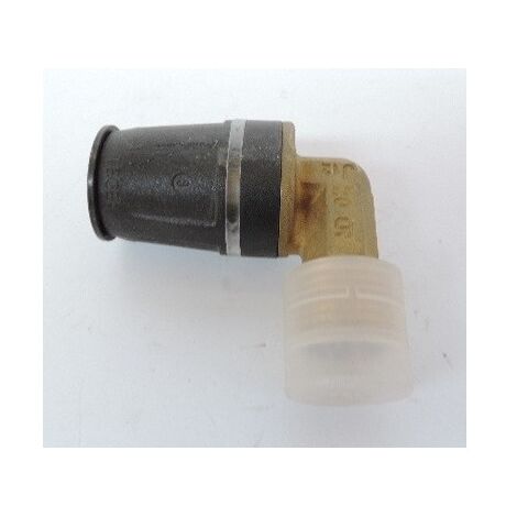 Coude 90° mâle pour tube plomberie multicouche Ø 20mm M15X21 (20 x R 1/2") bi-matière laiton / PPSU TECELOGO TECE 8710303