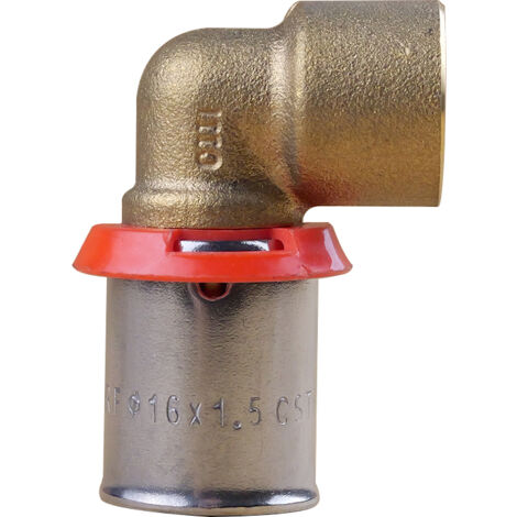 Coude 90° PER à sertir Ø16x1,5 - tube cuivre 14 à souder - IBP Bänninger