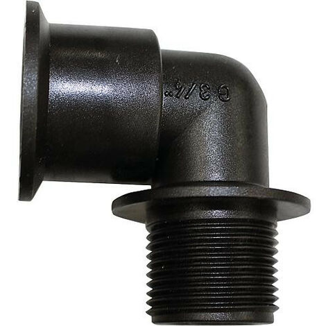 Coude 90° plastique femelle 3/4" x femelle 3/4"