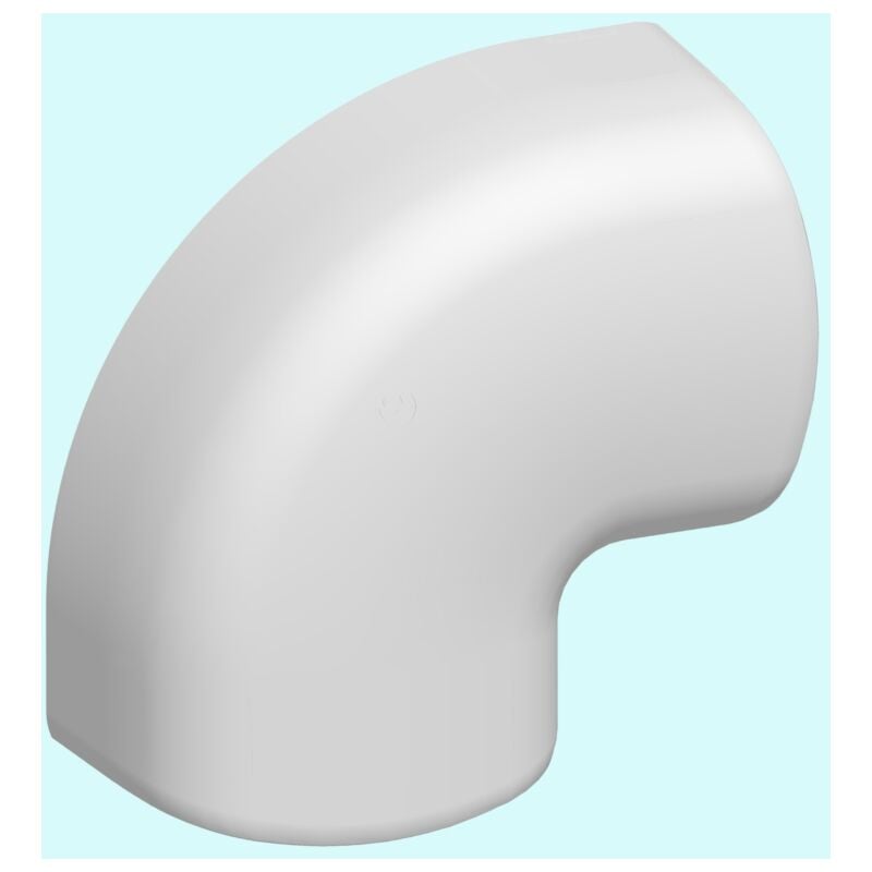 Angle plat - pour goulotte de climatisation - 65 x 50 mm - blanc Iboco 06813