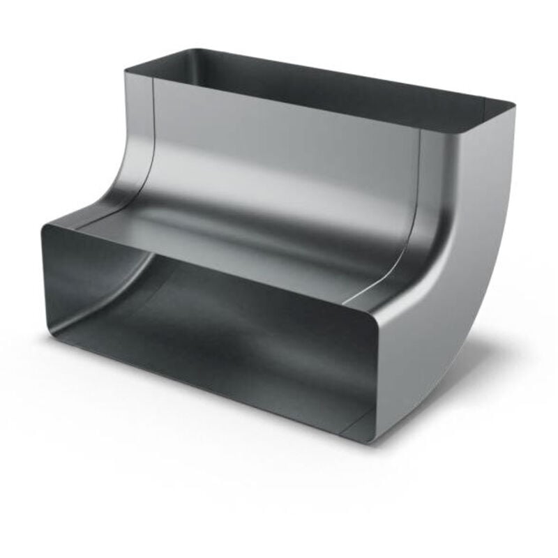 Coude 90° rectangulaire vertical 220x55 Econoname CDEV90RECGALD22055