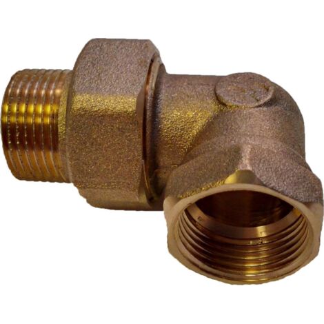Coude 90° union 3 pièces laiton conique MF-SO-097003 - CDP