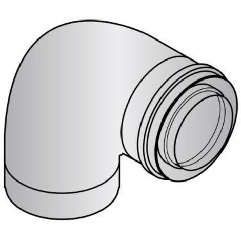 Coude 90° (x1) 80/125 Dy131