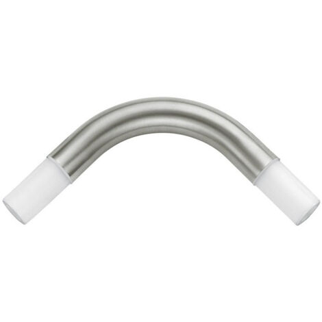 Coude 90Gr PLAN pour receveurs de douche carrés aluminium anodisé argent KEUCO